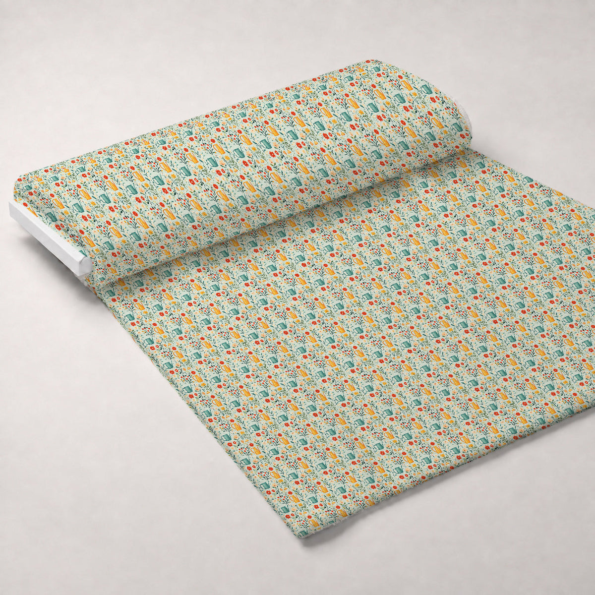 Green Thumb Blooms Pattern 7 Minky Fabric