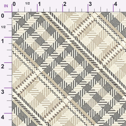 Greyhound Tweed Pattern 1 Minky Fabric