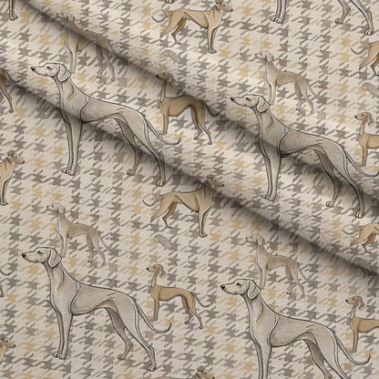 Greyhound Tweed Pattern 7 Minky Fabric