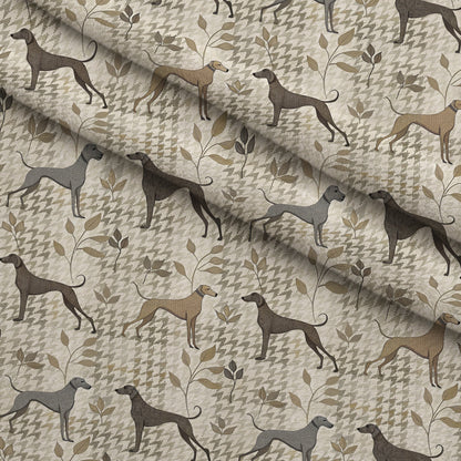 Greyhound Tweed Pattern 8 Minky Fabric