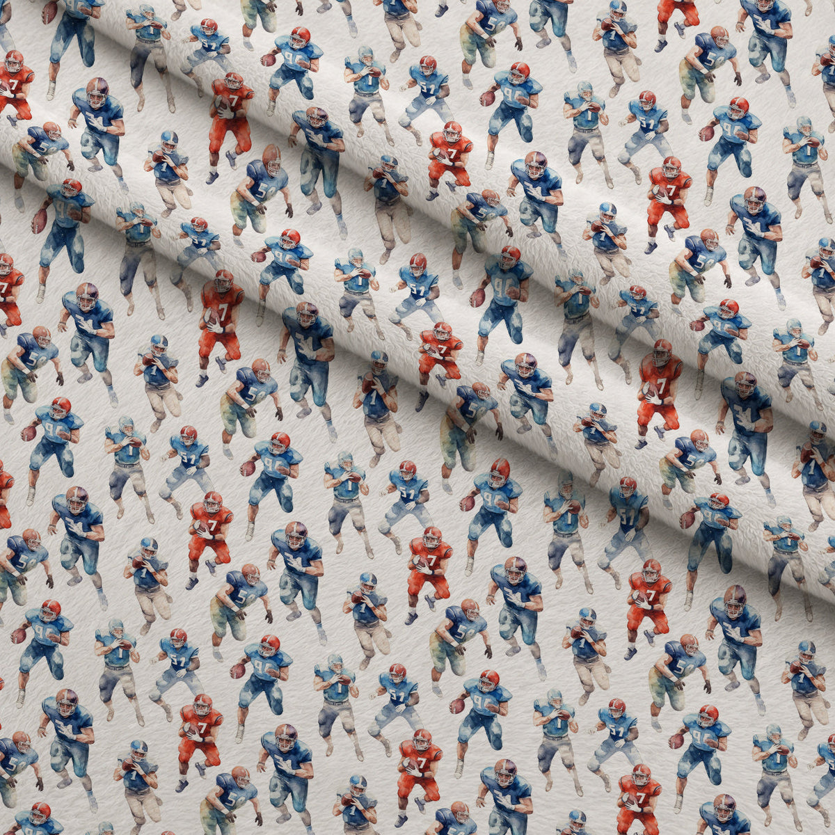 Gridiron Game Day Pattern 10 Minky Fabric