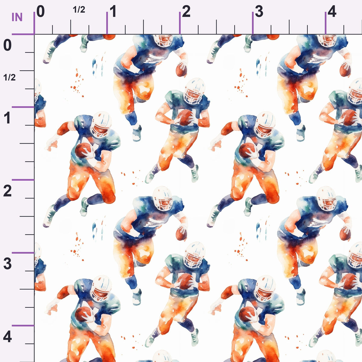 Gridiron Game Day Pattern 11 Minky Fabric