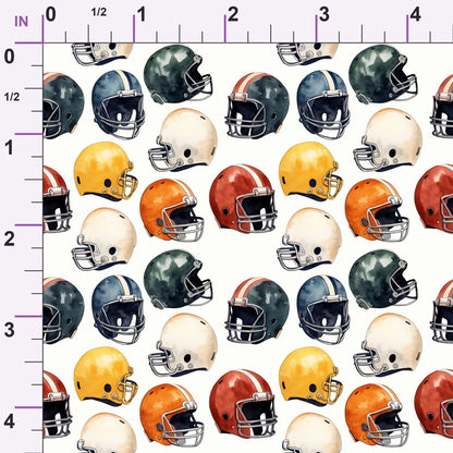 Gridiron Game Day Pattern 3 Minky Fabric