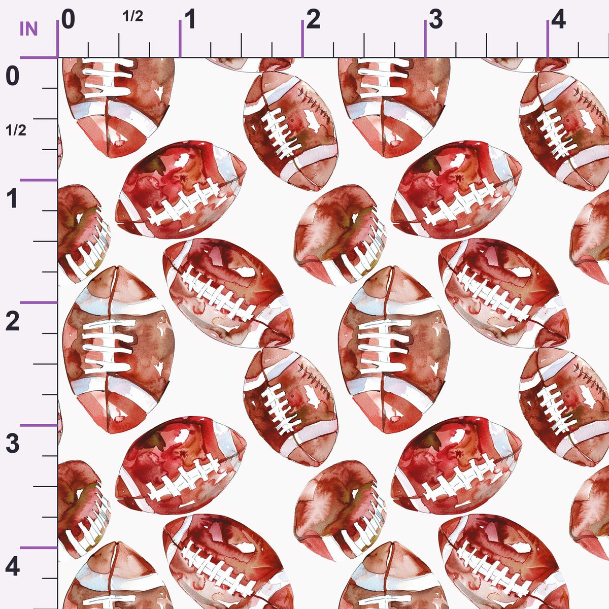Gridiron Game Day Pattern 4 Minky Fabric