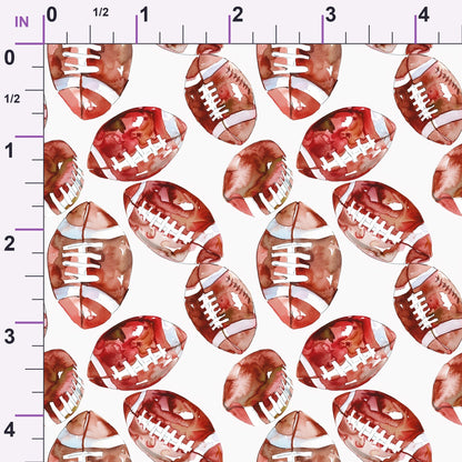 Gridiron Game Day Pattern 4 Minky Fabric