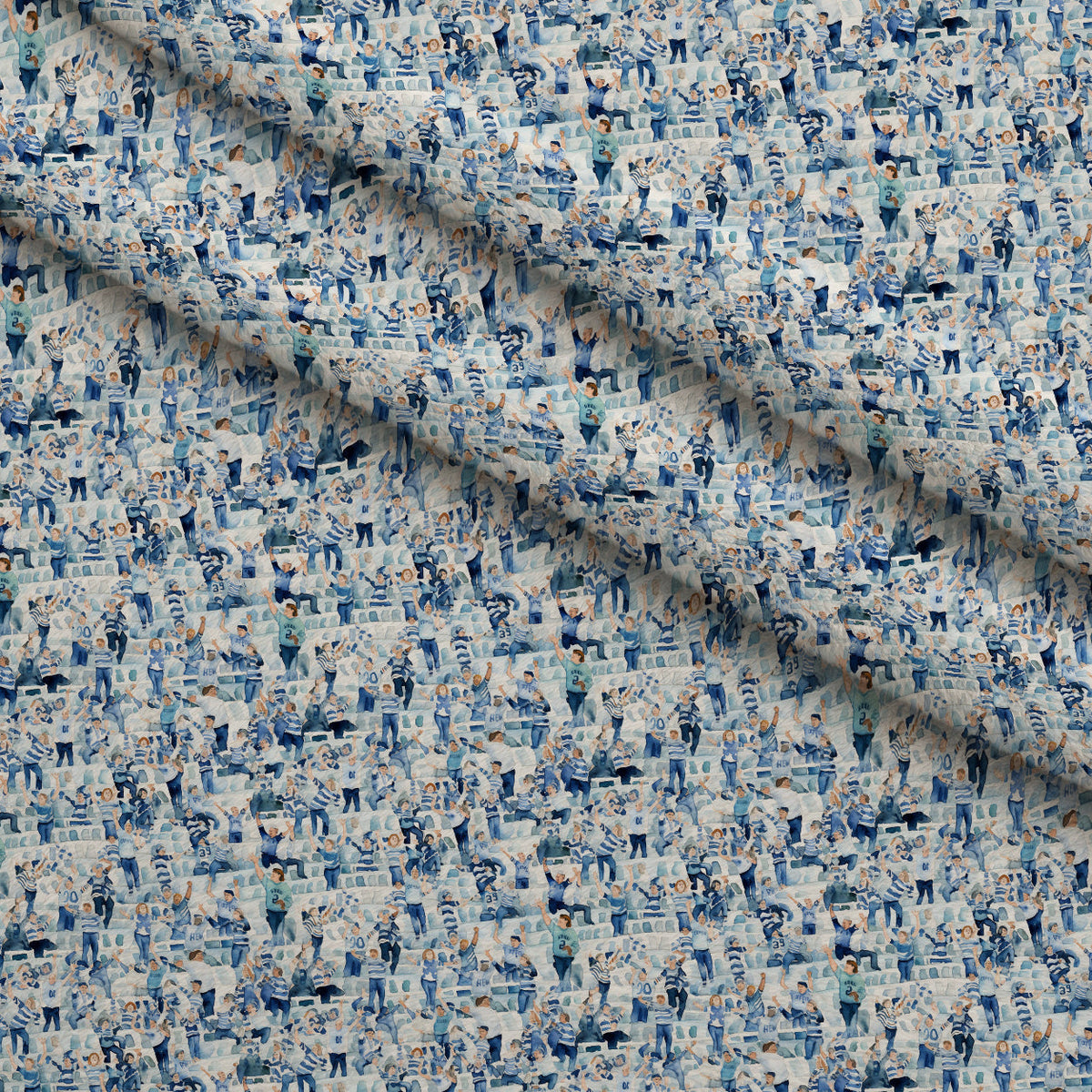 Gridiron Game Day Pattern 5 Minky Fabric