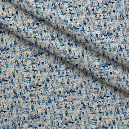 Gridiron Game Day Pattern 5 Minky Fabric