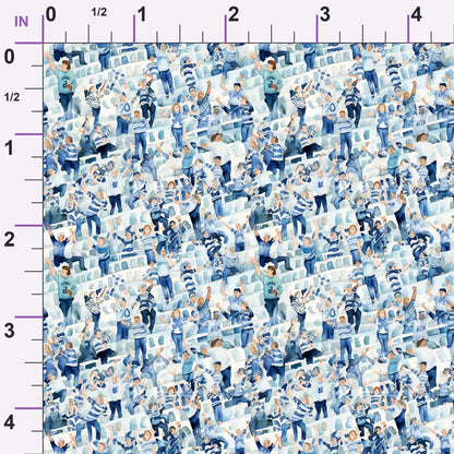 Gridiron Game Day Pattern 5 Minky Fabric