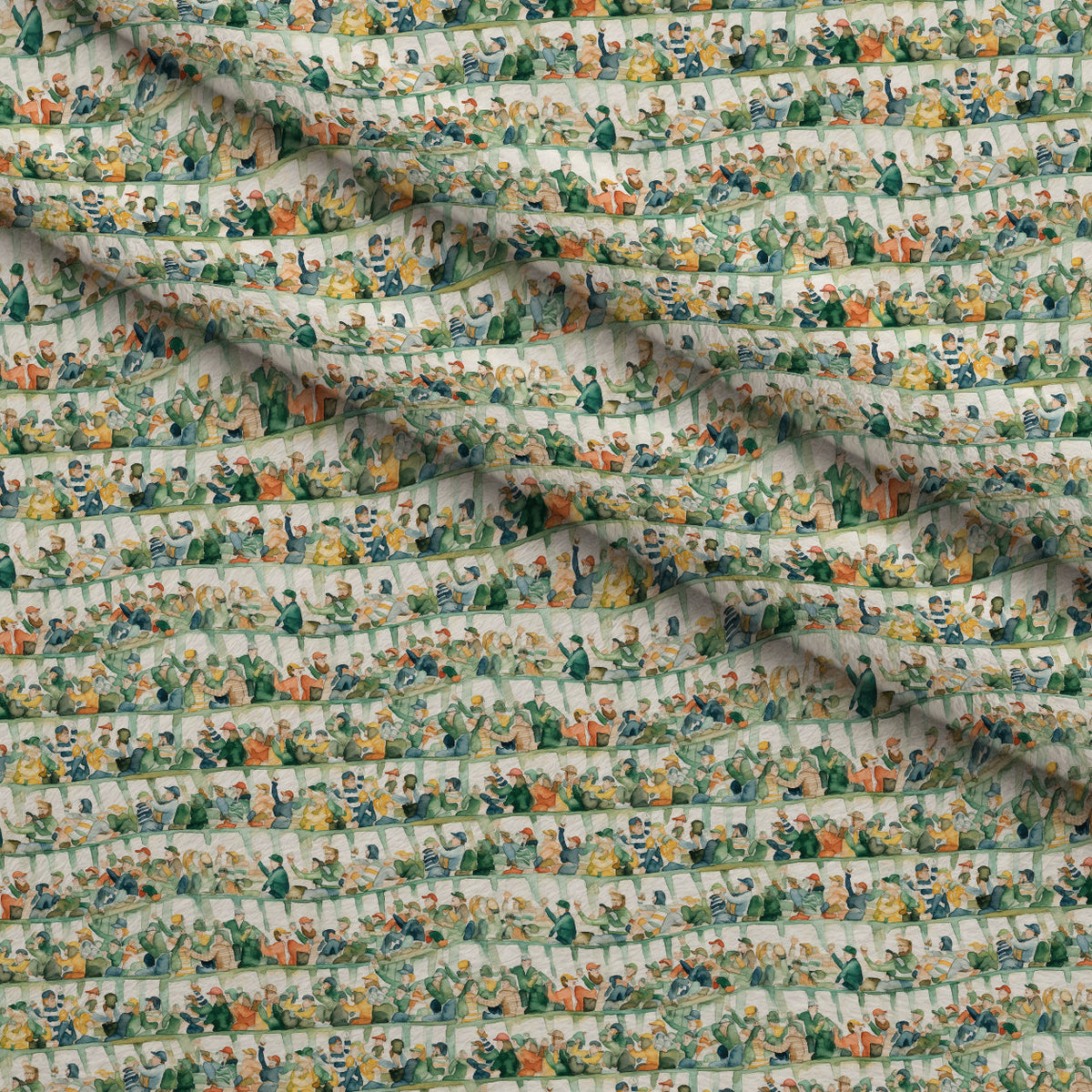 Gridiron Game Day Pattern 6 Minky Fabric