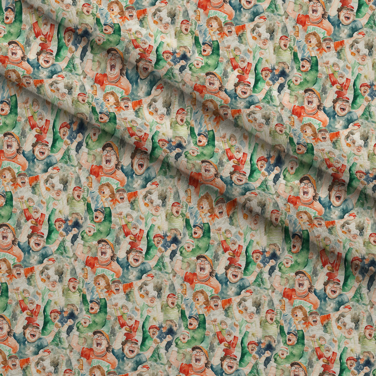 Gridiron Game Day Pattern 7 Minky Fabric
