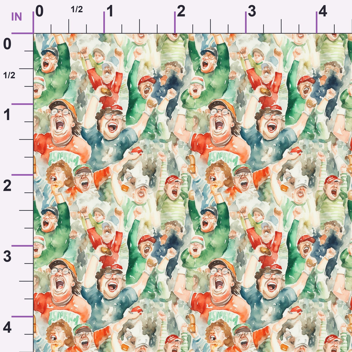 Gridiron Game Day Pattern 7 Minky Fabric