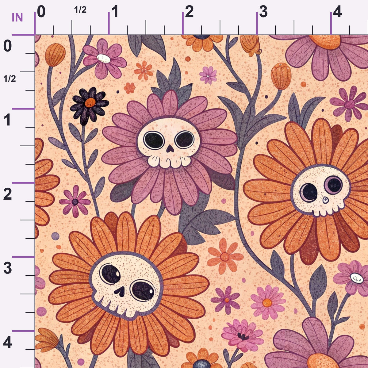 Groovy Ghouls Pattern 10 Minky Fabric