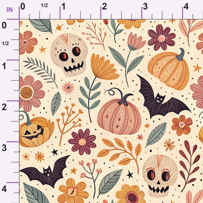 Groovy Ghouls Pattern 12 Minky Fabric