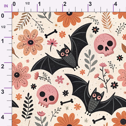 Groovy Ghouls Pattern 19 Minky Fabric