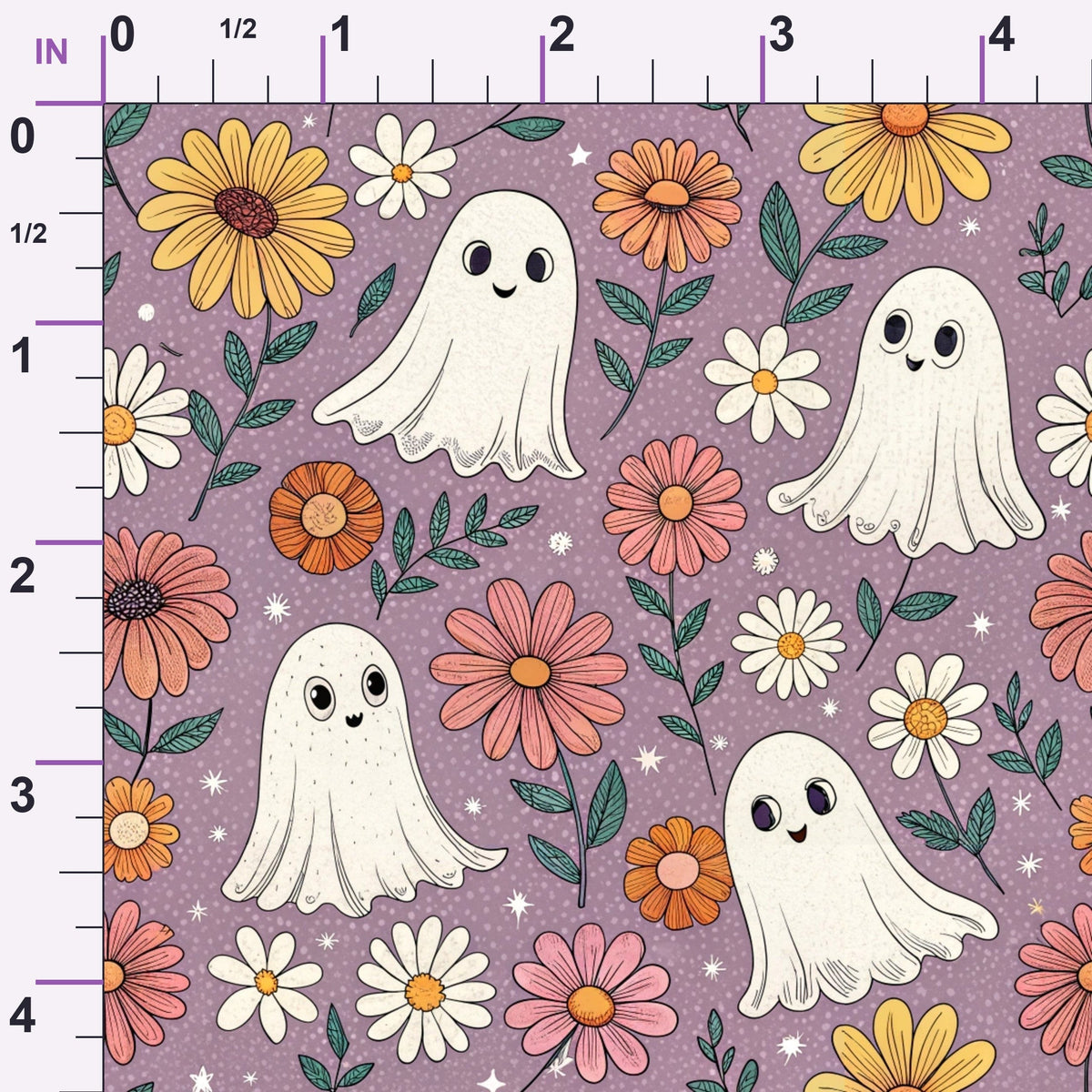 Groovy Ghouls Pattern 4 Minky Fabric