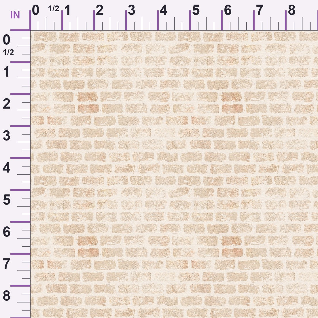 Grunge Brick Wall Pattern 12 Minky Fabric