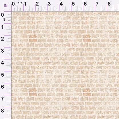 Grunge Brick Wall Pattern 12 Minky Fabric