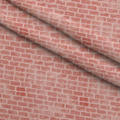 Grunge Brick Wall Pattern 16 Minky Fabric