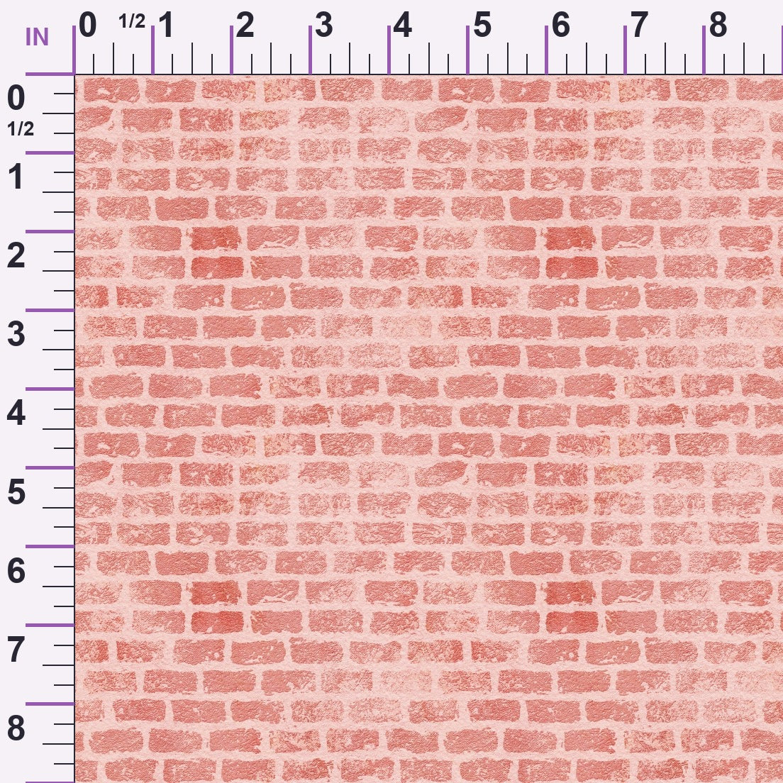 Grunge Brick Wall Pattern 16 Minky Fabric