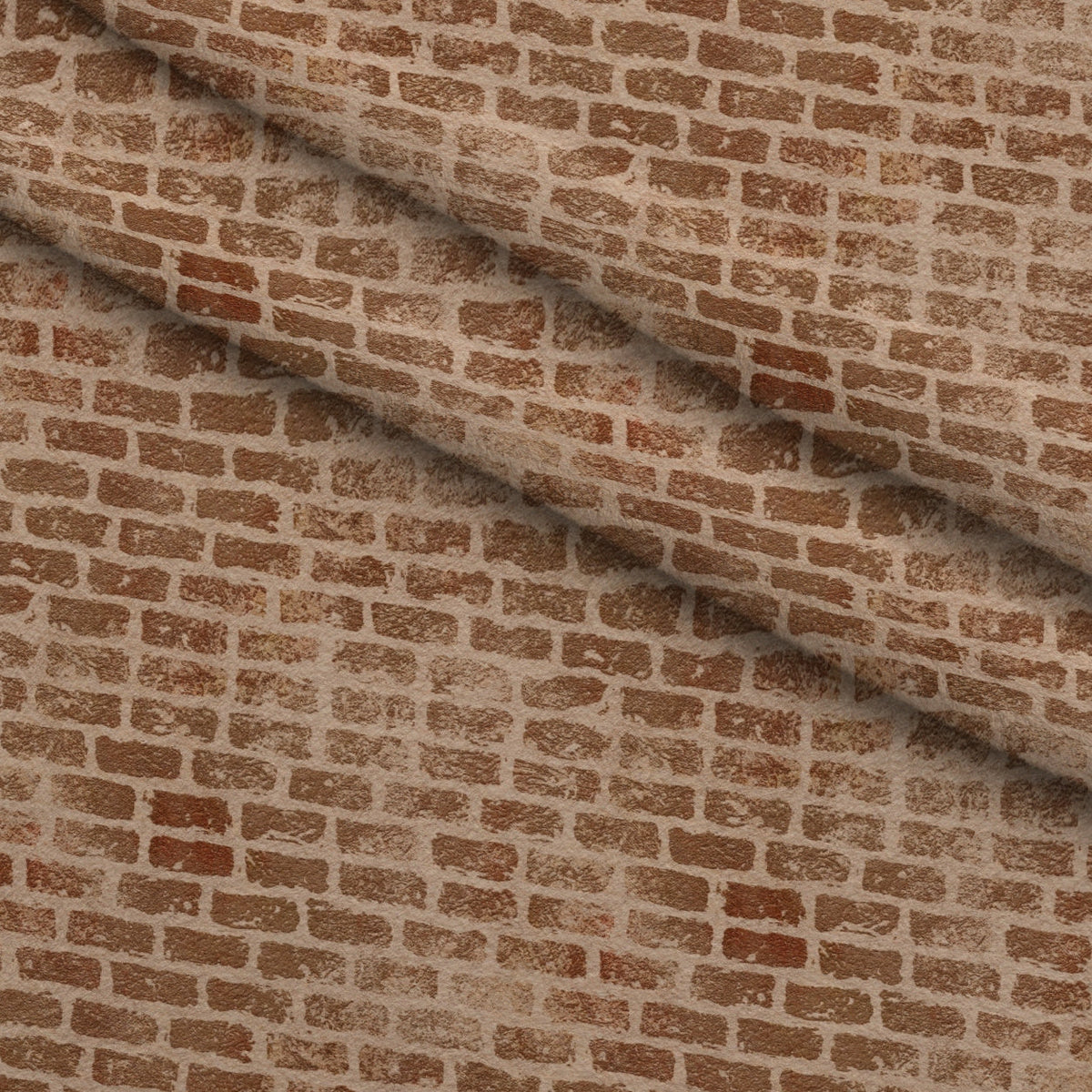 Grunge Brick Wall Pattern 5 Minky Fabric