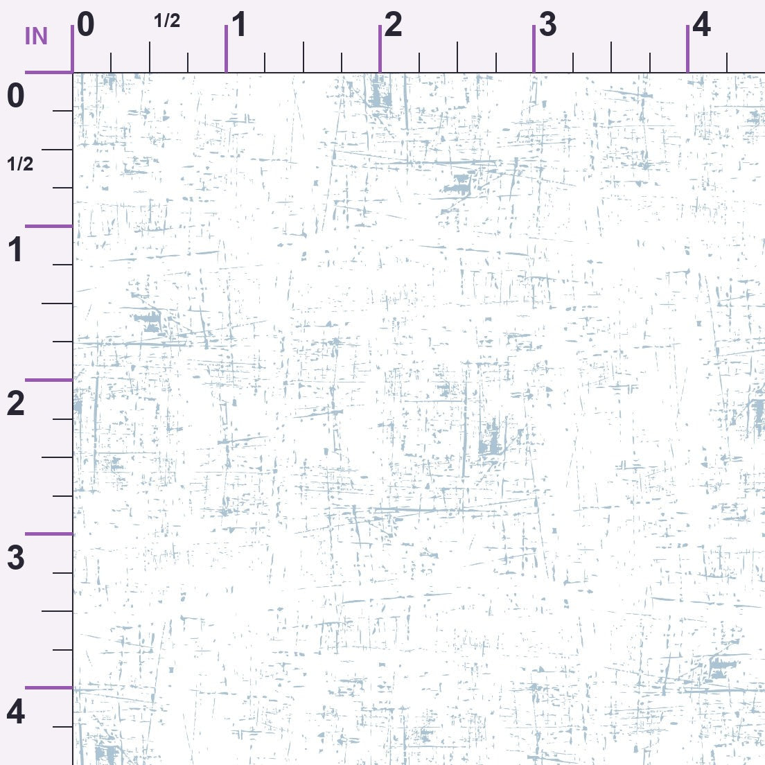 Grunge Spindle on White Minky Fabric