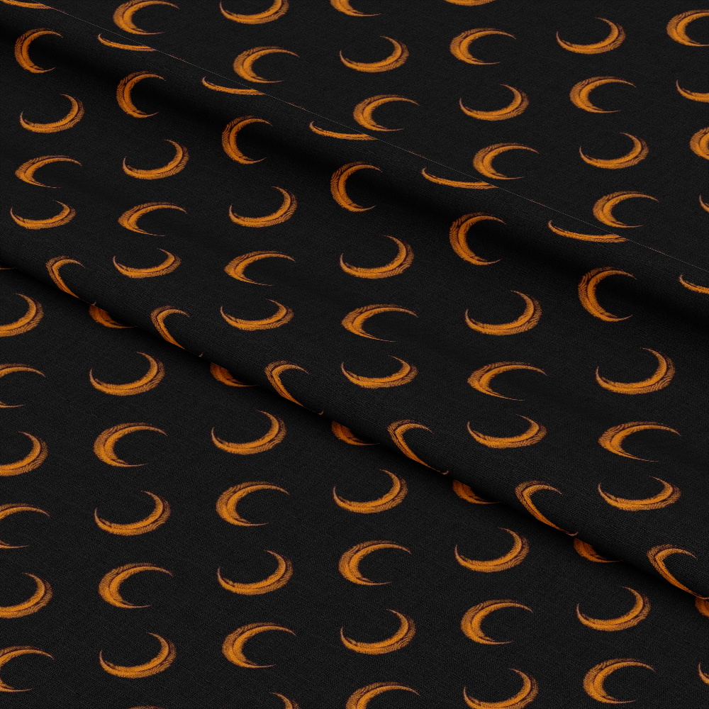 Elegant Halloween Pattern 1 Quilting Cotton Fabric