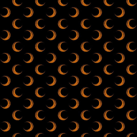 Elegant Halloween Pattern 1 Quilting Cotton Fabric