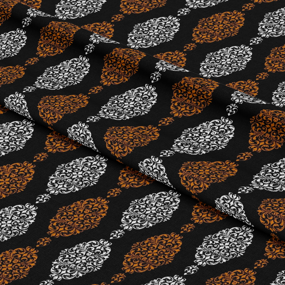 Elegant Halloween Pattern 11 Quilting Cotton Fabric