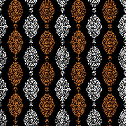 Elegant Halloween Pattern 11 Quilting Cotton Fabric