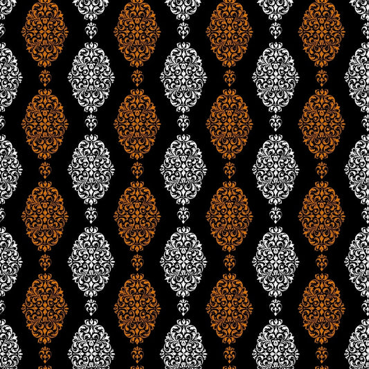 Elegant Halloween Pattern 11 Quilting Cotton Fabric