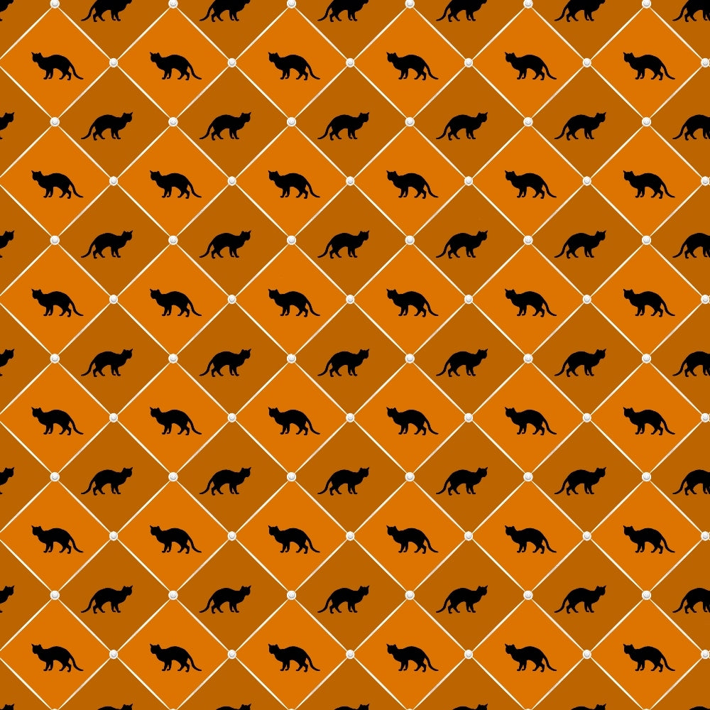 Elegant Halloween Pattern 13 Quilting Cotton Fabric