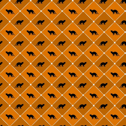Elegant Halloween Pattern 13 Quilting Cotton Fabric