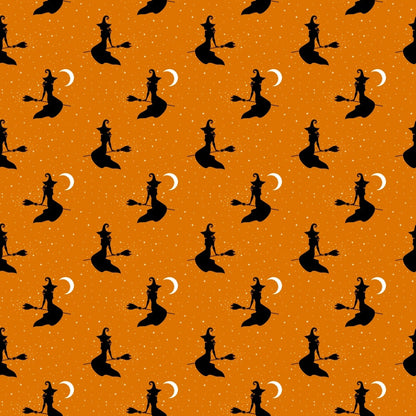 Elegant Halloween Pattern 14 Quilting Cotton Fabric