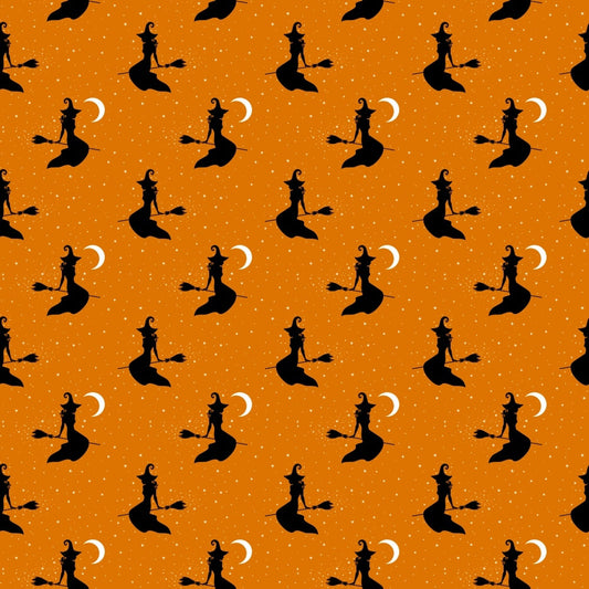 Elegant Halloween Pattern 14 Quilting Cotton Fabric