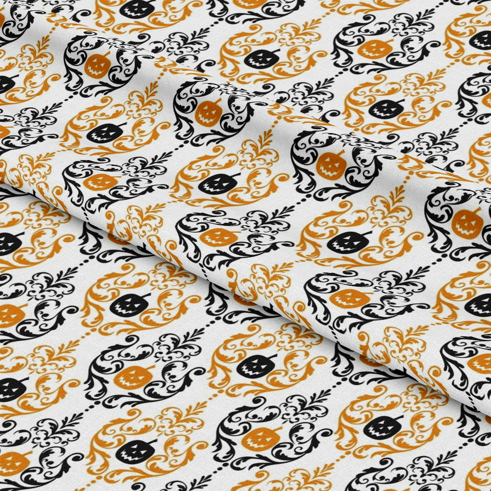 Elegant Halloween Pattern 16 Quilting Cotton Fabric