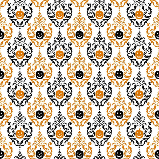 Elegant Halloween Pattern 16 Quilting Cotton Fabric