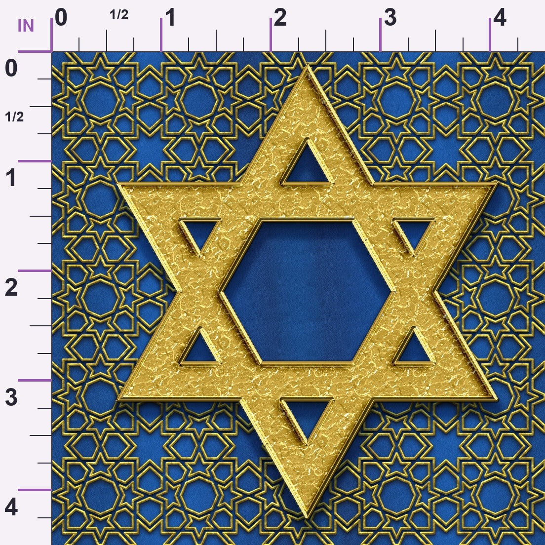 Hamsa Heritage Pattern 10 Minky Fabric