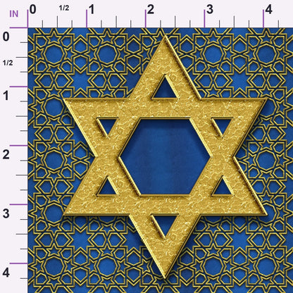 Hamsa Heritage Pattern 10 Minky Fabric