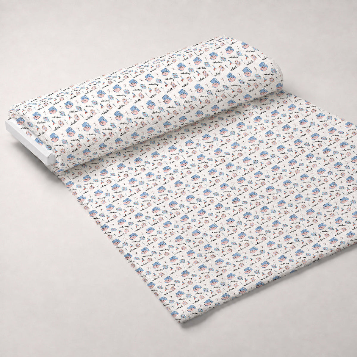 Hand and Machine Embroidery Pattern 1 Minky Fabric