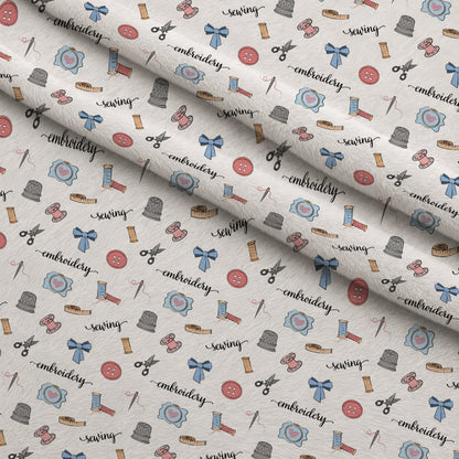 Hand and Machine Embroidery Pattern 2 Minky Fabric