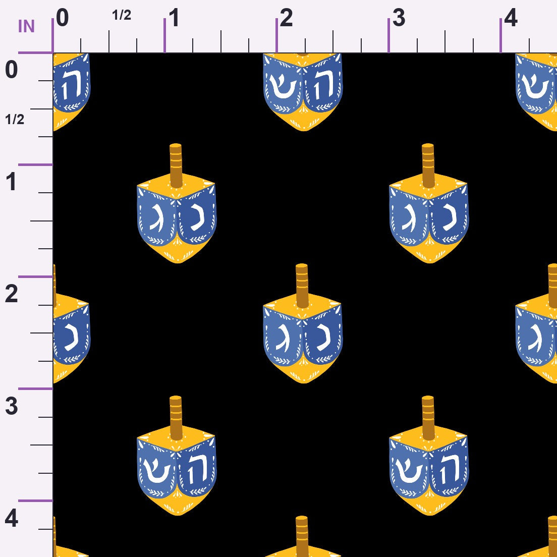 Hanukkah Gifts Pattern 1 Minky Fabric