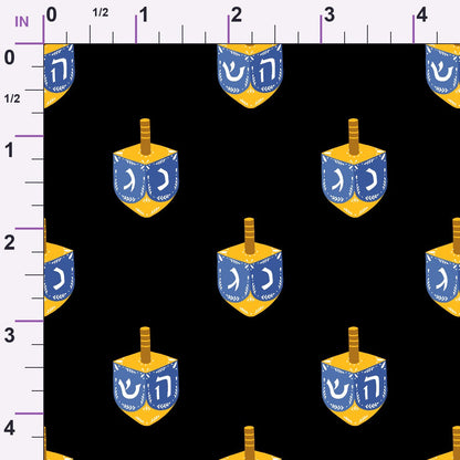Hanukkah Gifts Pattern 1 Minky Fabric