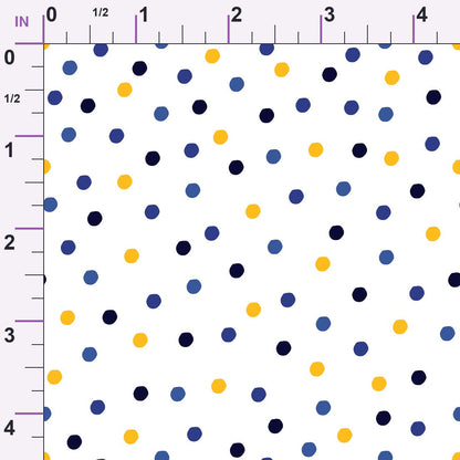 Hanukkah Gifts Pattern 10 White Minky Fabric