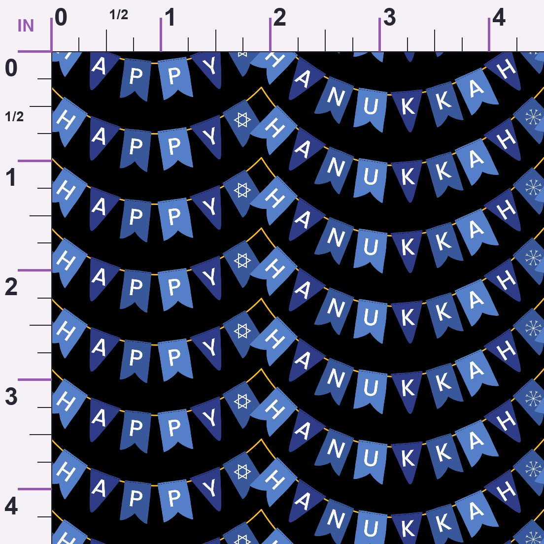 Hanukkah Gifts Pattern 13 Minky Fabric