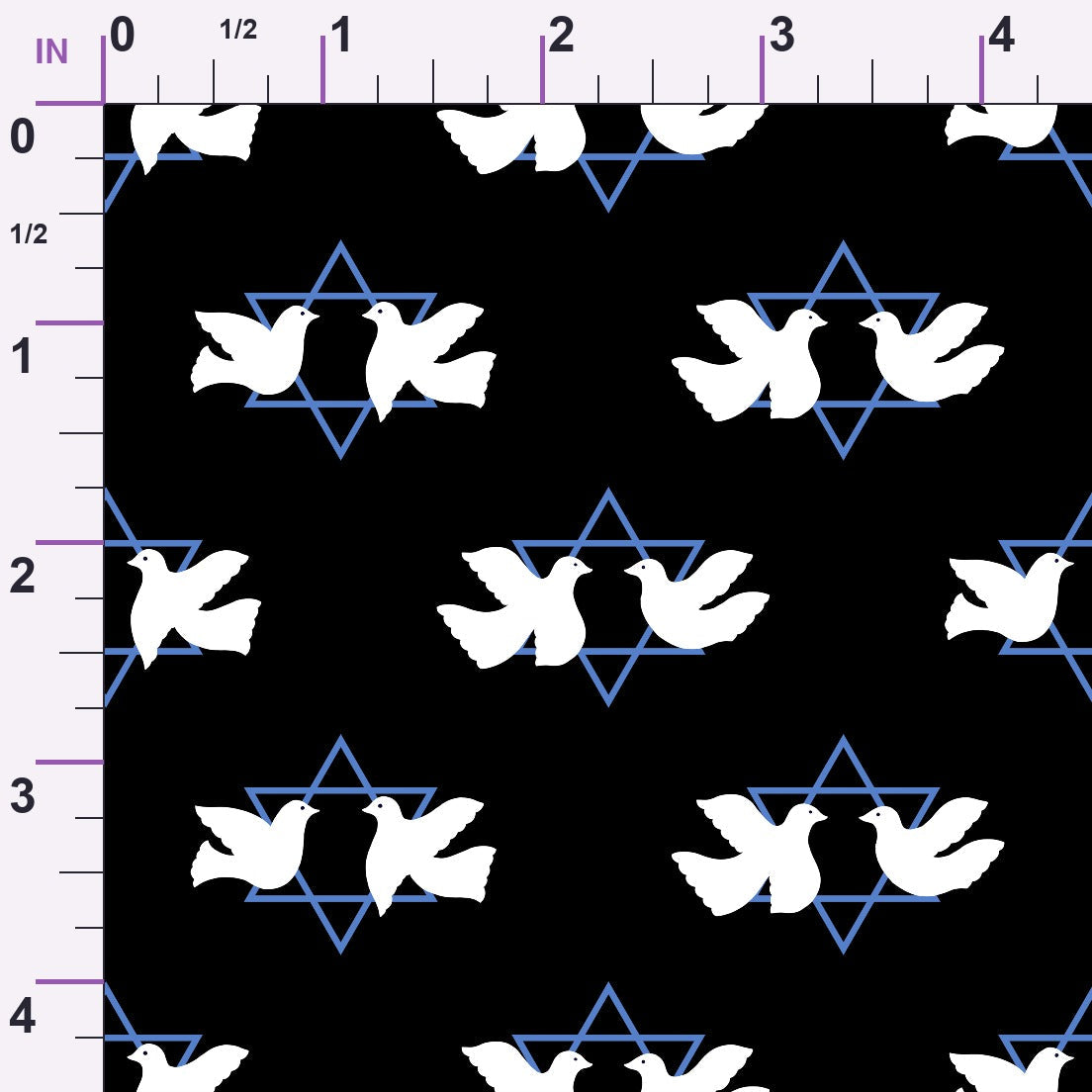 Hanukkah Gifts Pattern 15 Minky Fabric