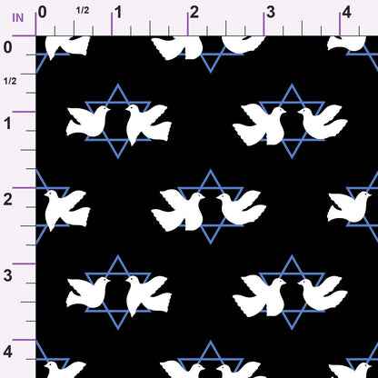 Hanukkah Gifts Pattern 15 Minky Fabric