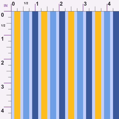 Hanukkah Gifts Pattern 4 Blue Minky Fabric