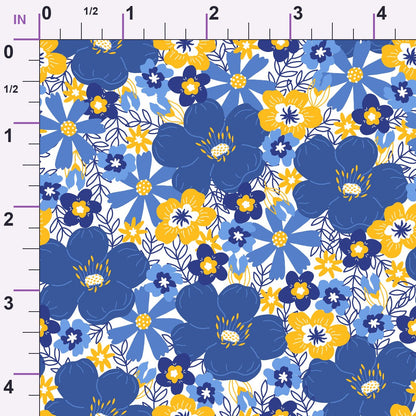 Hanukkah Gifts Pattern 7 White Minky Fabric