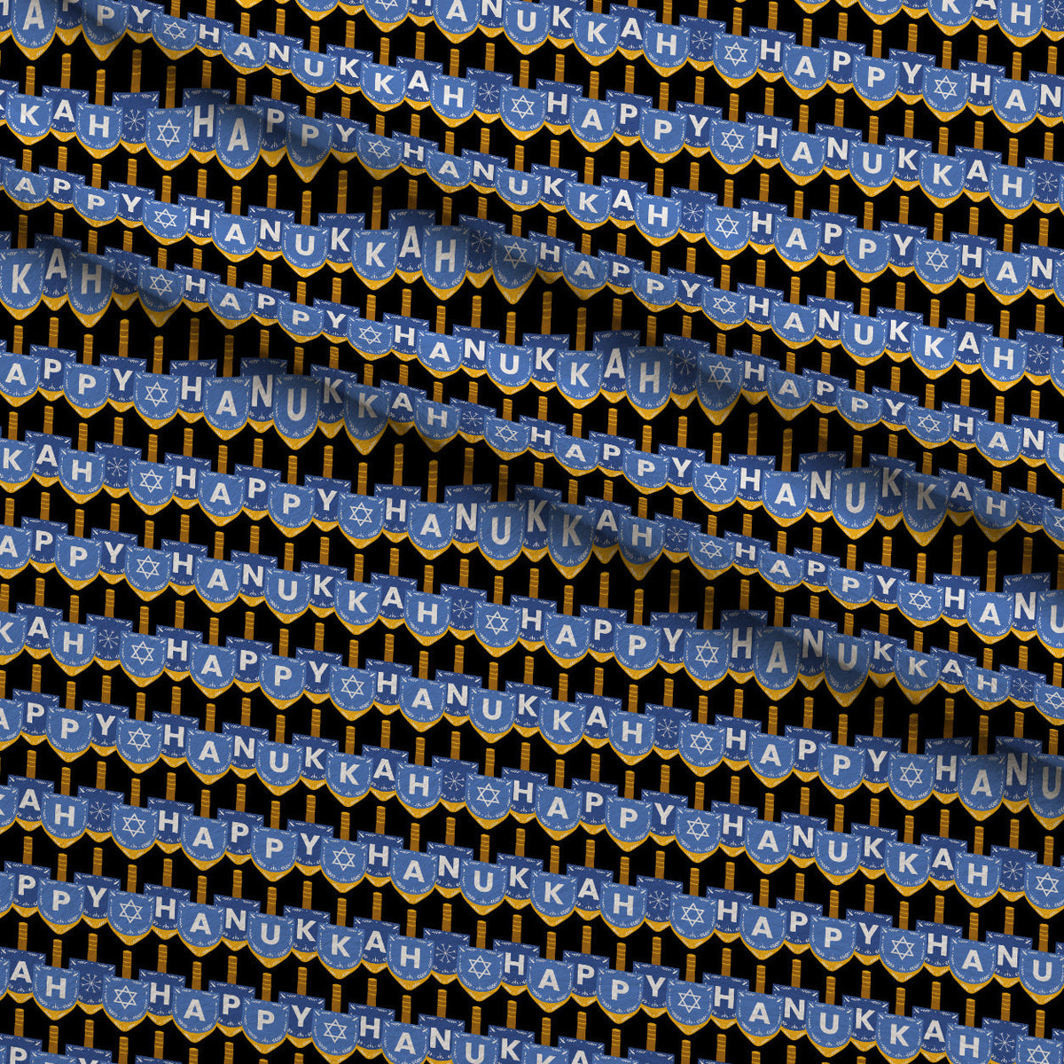 Hanukkah Gifts Pattern 8 Minky Fabric