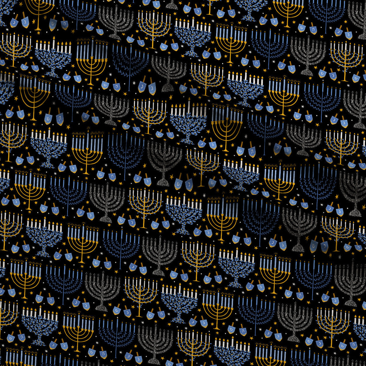 Hanukkah Gifts Pattern 9 Minky Fabric